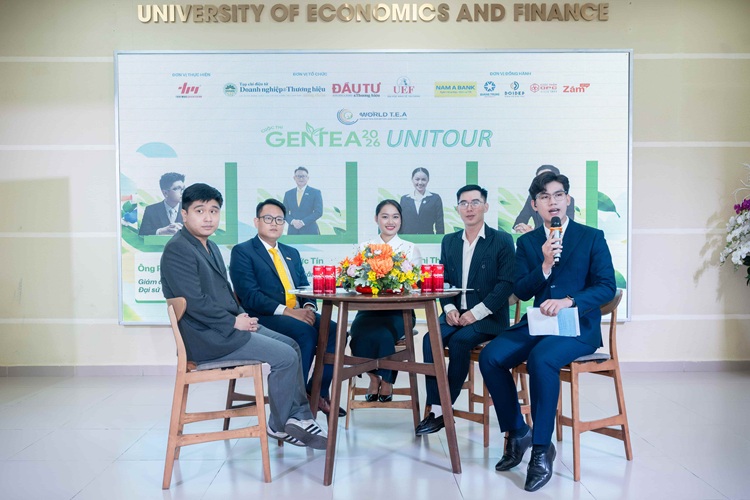 GENTEA Unitour 2026: Sinh viên đại học Kinh tế - Tài chính TP.HCM giải mã tiềm năng khởi nghiệp từ di sản trà Việt